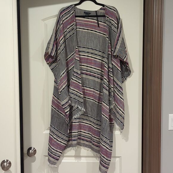 American Eagle Striped Kimono  - Picture 1 of 6